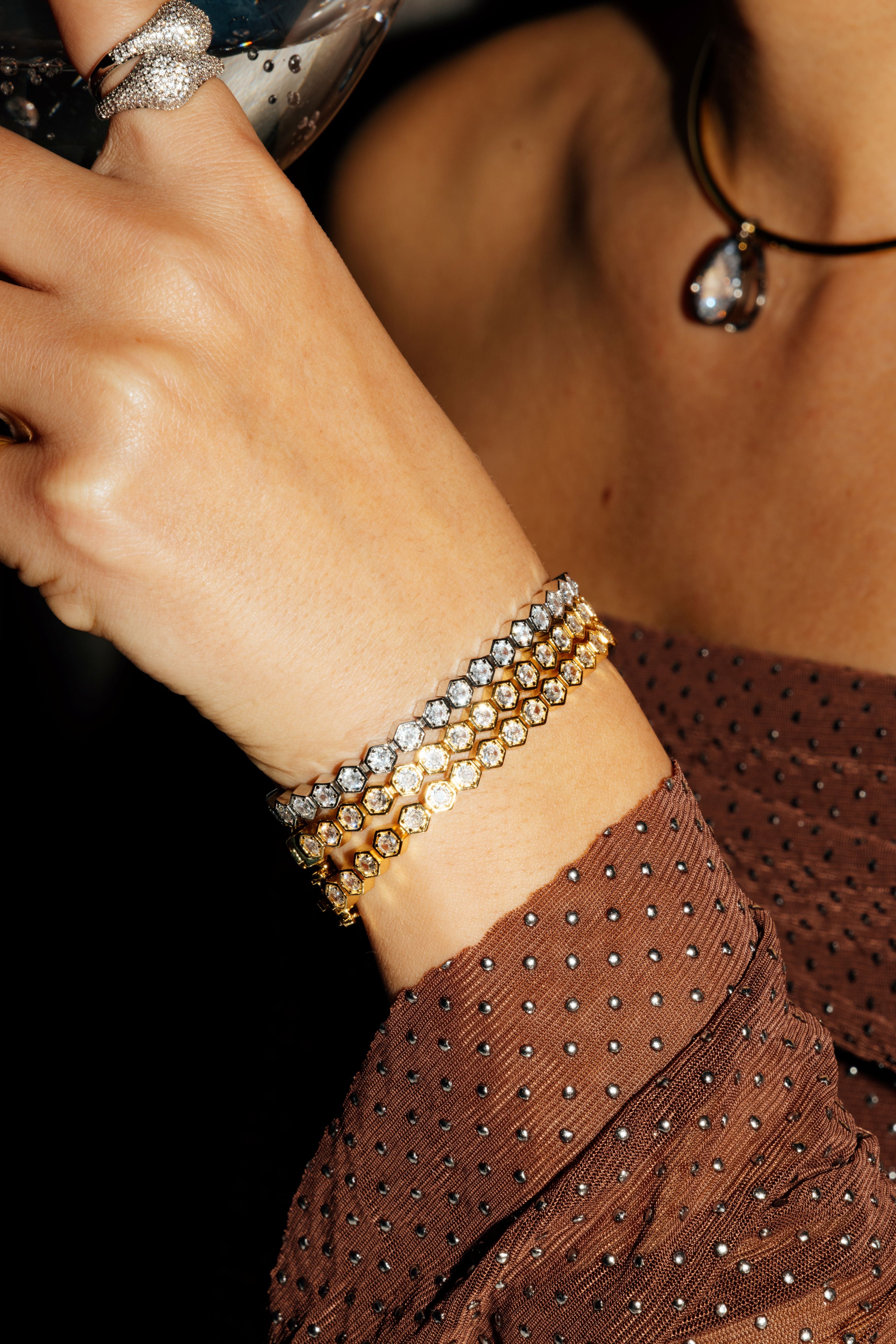 Prima Bezel - Bracelet (Silver)