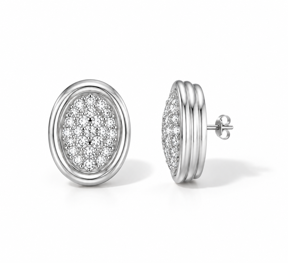 Ostra Earrings – Silver
