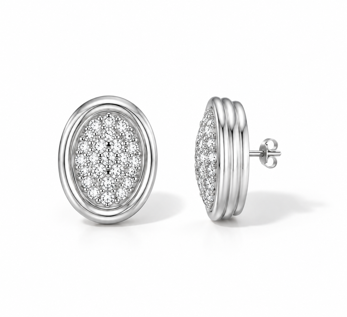 Ostra Earrings – Silver