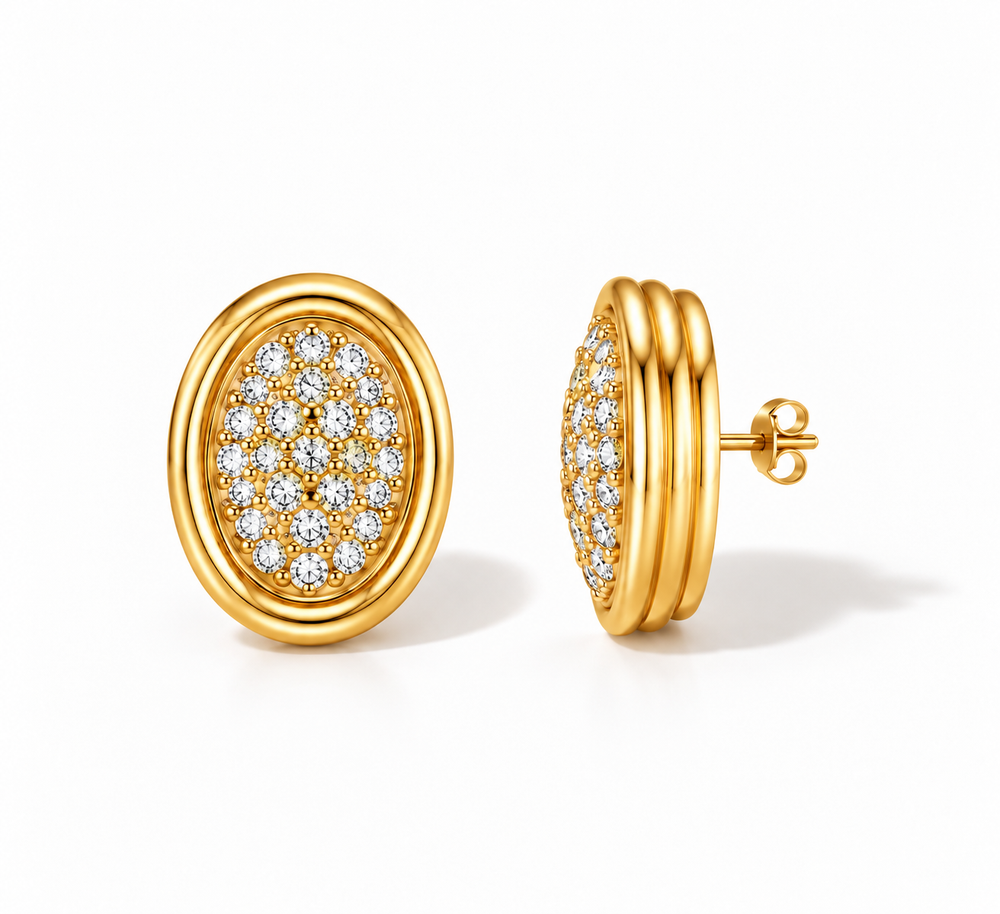 Ostra Earrings – Gold