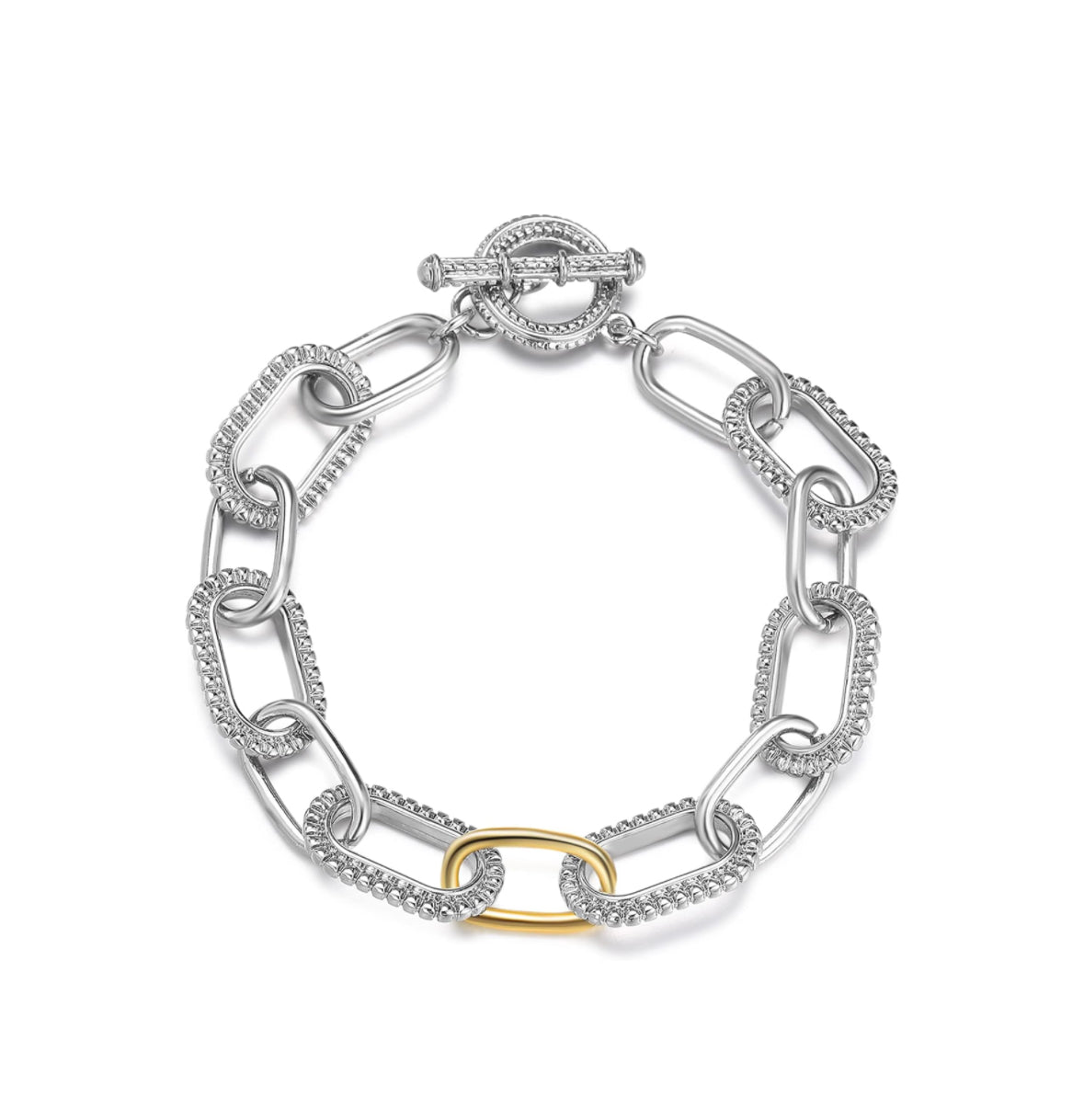 Riviera Link Cabana – Mixed Metal Bracelet
